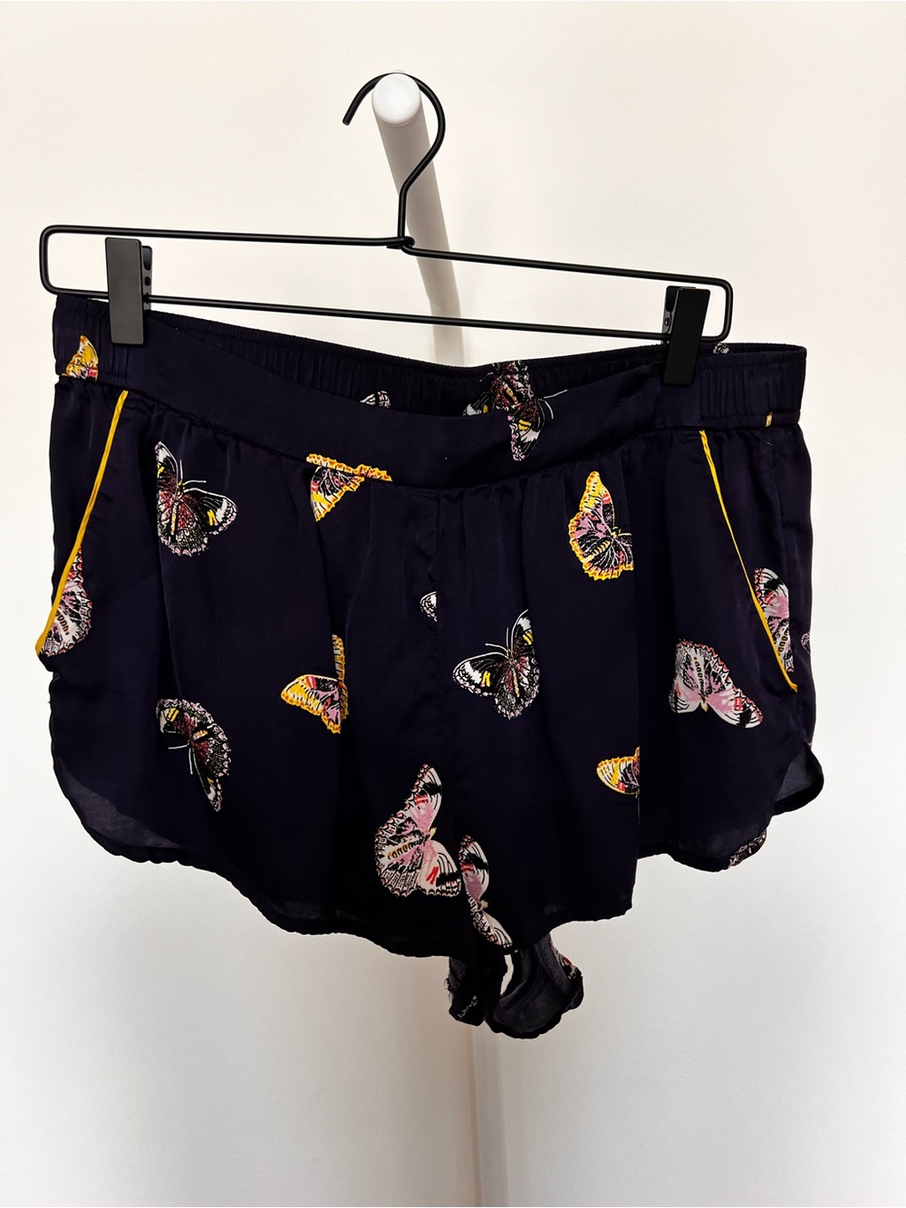 Anthropologie Navy Butterfly-Print Short Pajama Set - Picture 8 of 16